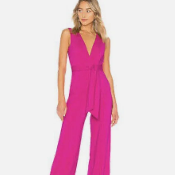 Jay Godfrey Fuchsia Jumpsuit - Picture 1 of 5